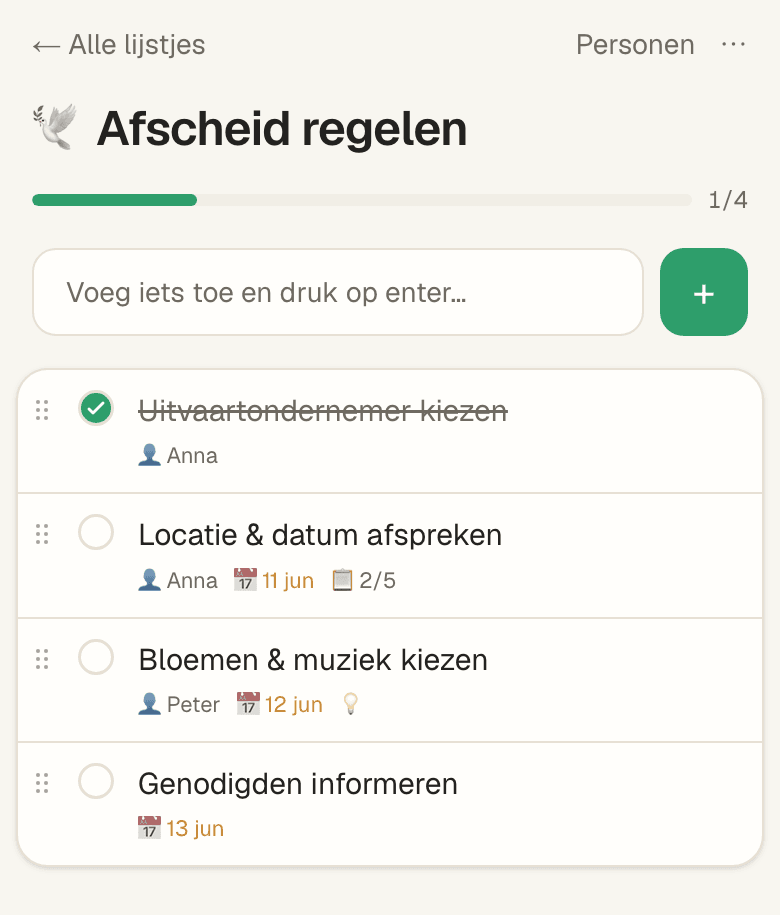 Een compleet draaiboek